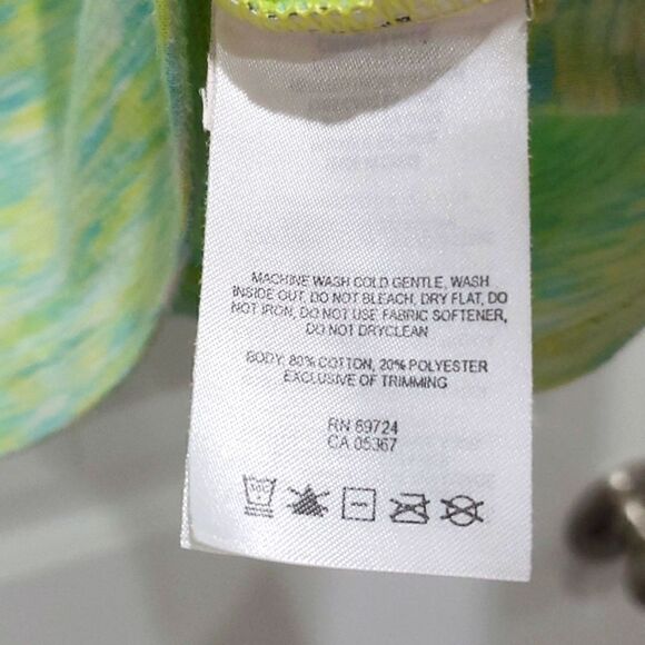 Columbia Sportswear Company Neon Green Half Zip Athletic Sports Pullover,Size XL - Picture 3 of 5